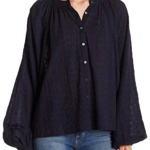 Free People navy shirt